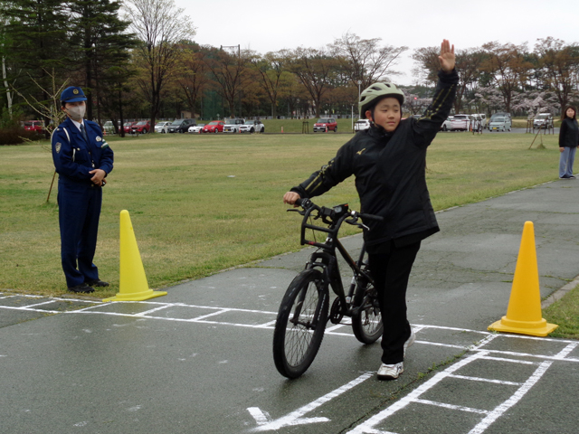 交通安全教室の様子4