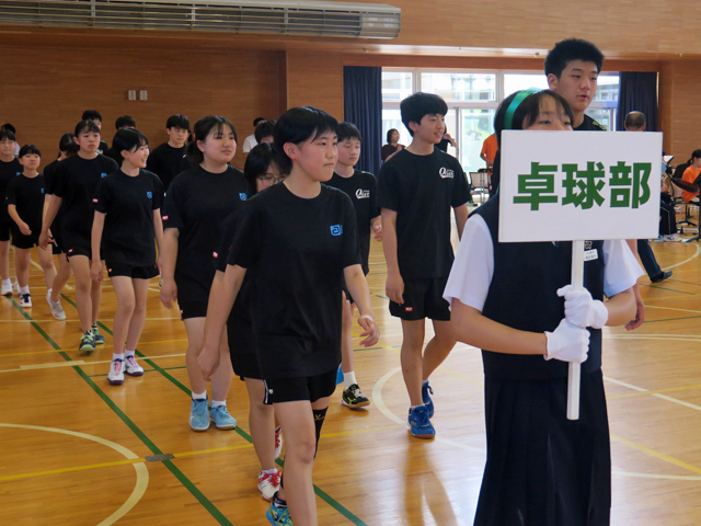 市郡総体激励会の様子3