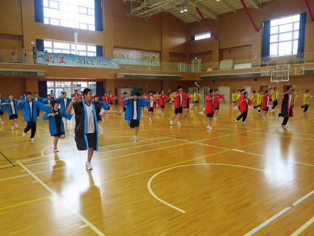 虎尾國民中學学校訪問の様子7