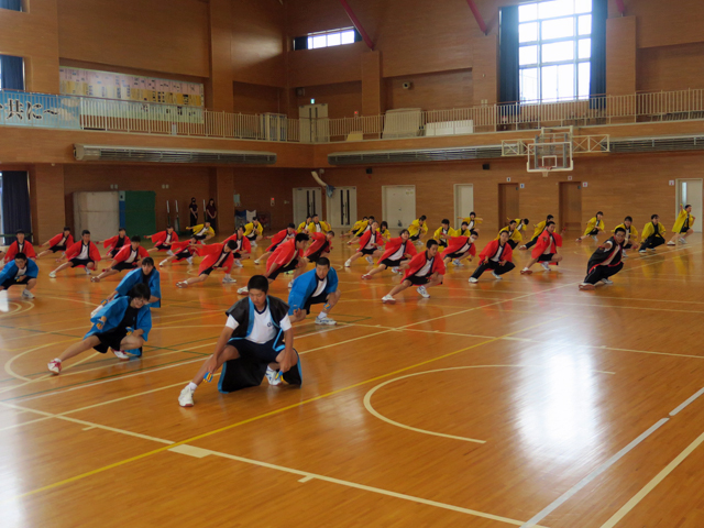 虎尾國民中學学校訪問の様子8