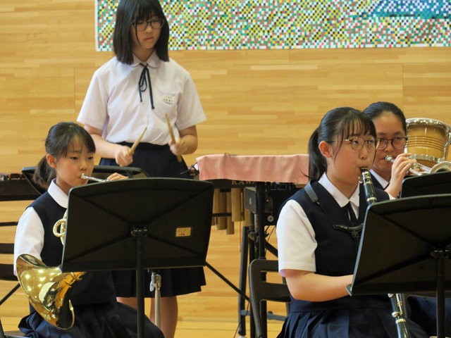 全県総体・吹奏楽コンクール中央地区大会激励会の様子7