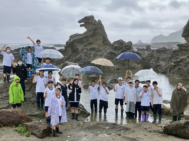 1年地層観察の様子9