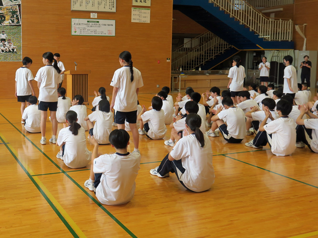 全県総体報告会の様子2