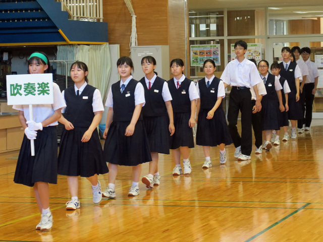 全県少年野球・吹奏楽コンクール全県大会激励会の様子2