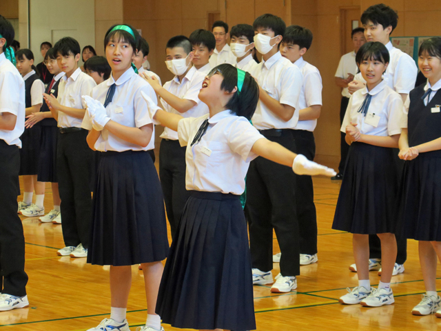 全県少年野球・吹奏楽コンクール全県大会激励会の様子5