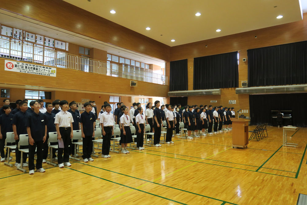 2学期始業式の様子1