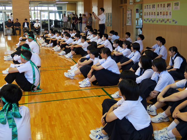 東北吹奏楽コンクール・全県水泳大会激励会の様子7