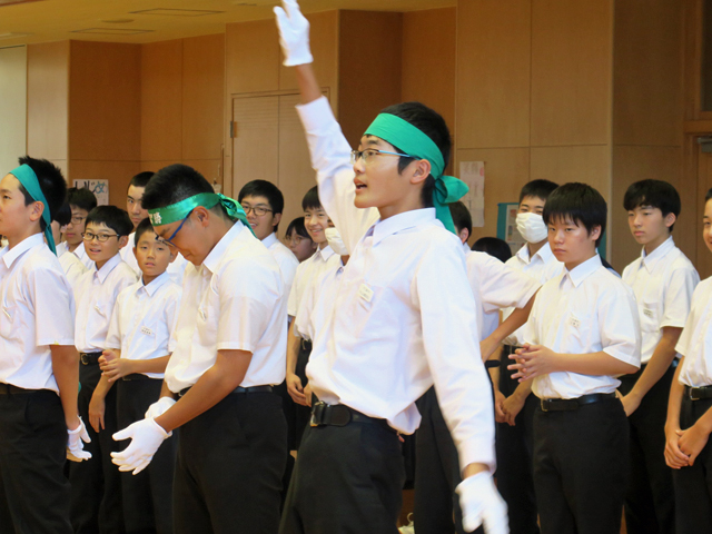 東北吹奏楽コンクール・全県水泳大会激励会の様子8