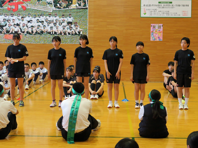 市郡秋季体育大会激励会の様子6