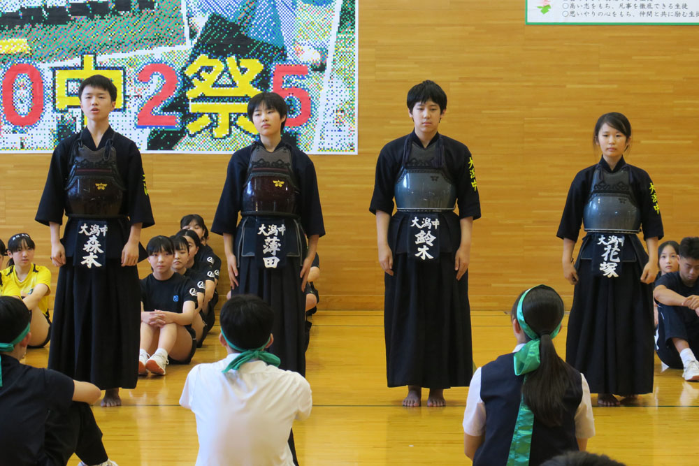 市郡秋季体育大会激励会の様子6