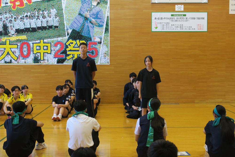 市郡秋季体育大会激励会の様子7