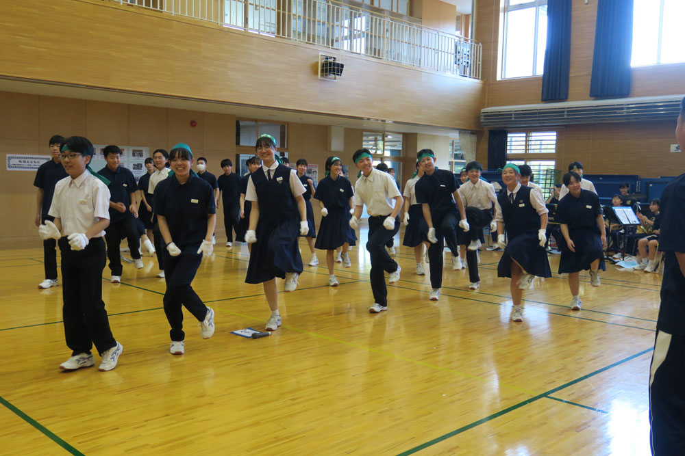 市郡秋季体育大会激励会の様子9