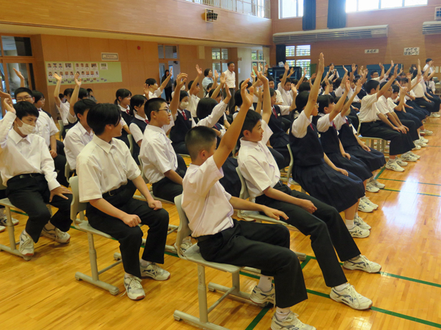 臨時生徒総会の様子5