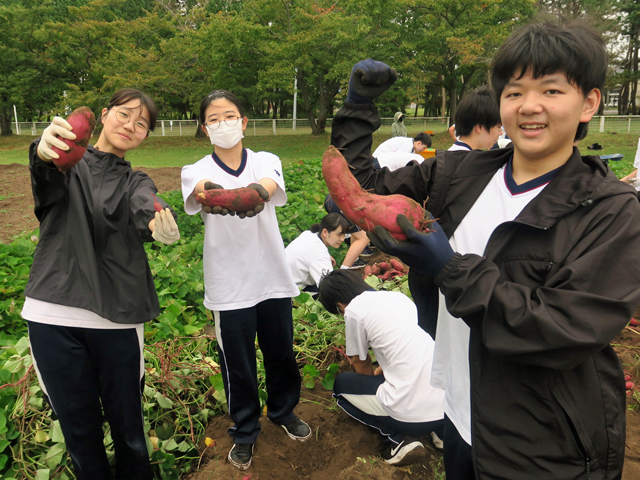 菜園活動（芋掘り）の様子5