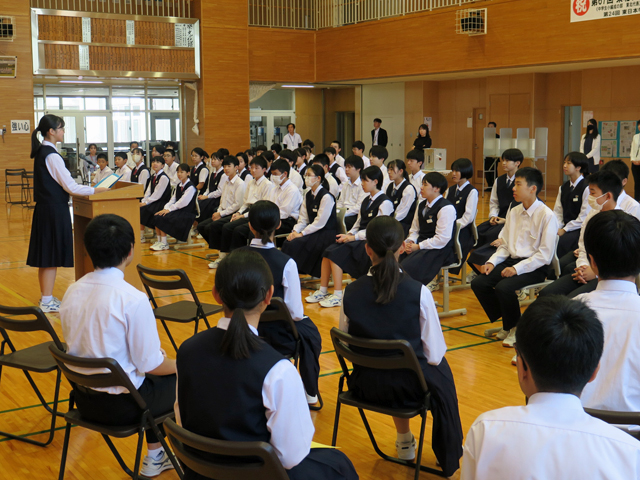 生徒会役員選挙の様子1