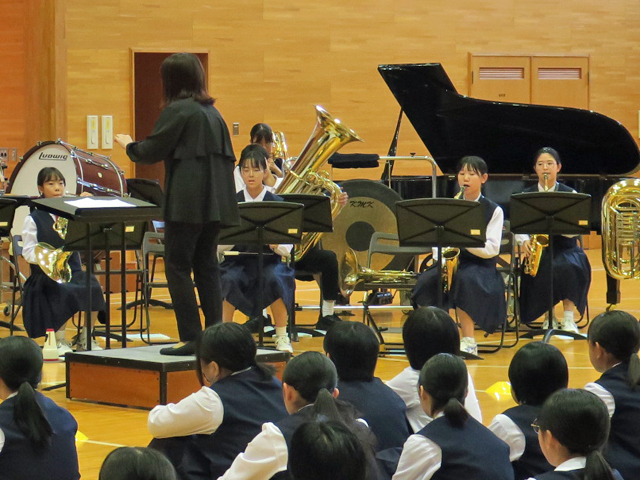 東日本学校吹奏楽大会激励会の様子5