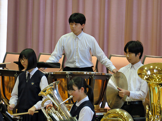 東日本学校吹奏楽大会激励会の様子6