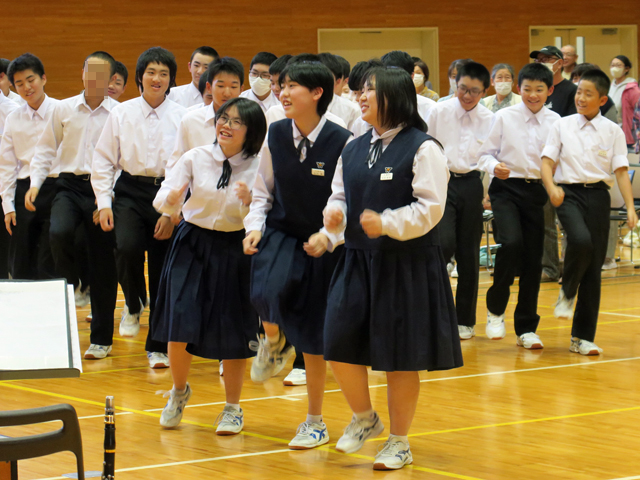 東日本学校吹奏楽大会激励会の様子10