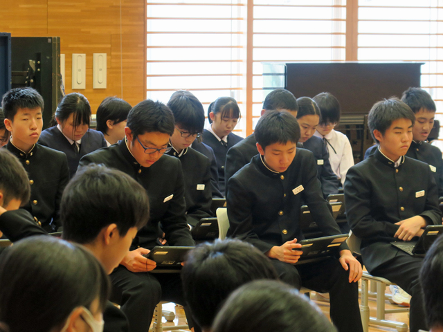 後期生徒総会の様子5