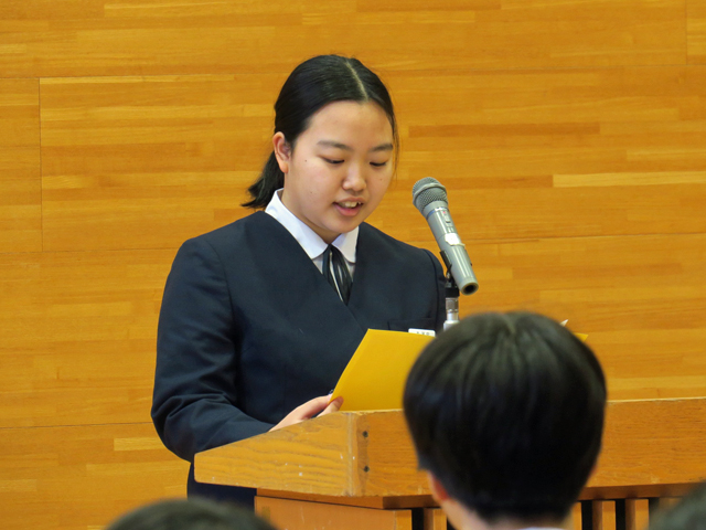 ３学期始業式の様子3