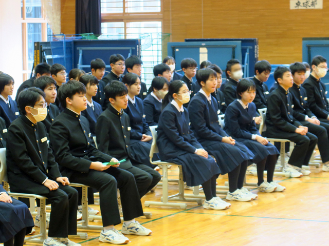 ３学期始業式の様子6