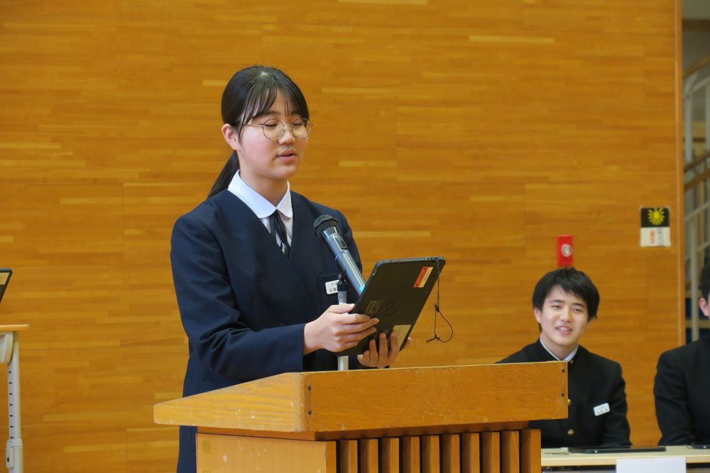 前期生徒総会の様子2
