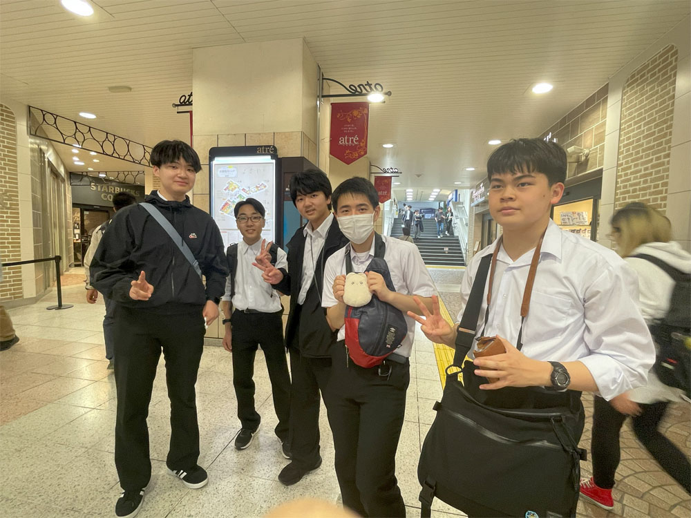 修学旅行2日目の様子5