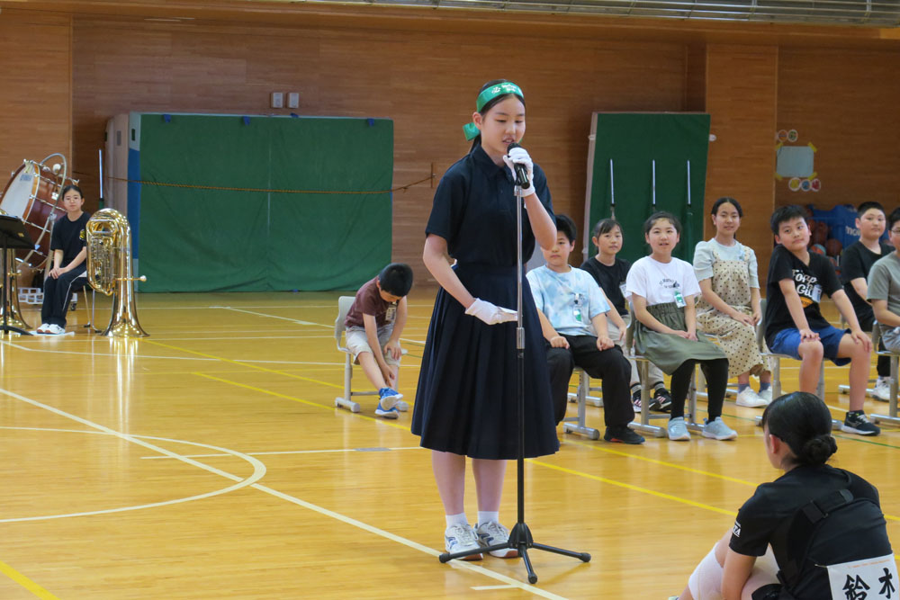 市郡総体激励会の様子8