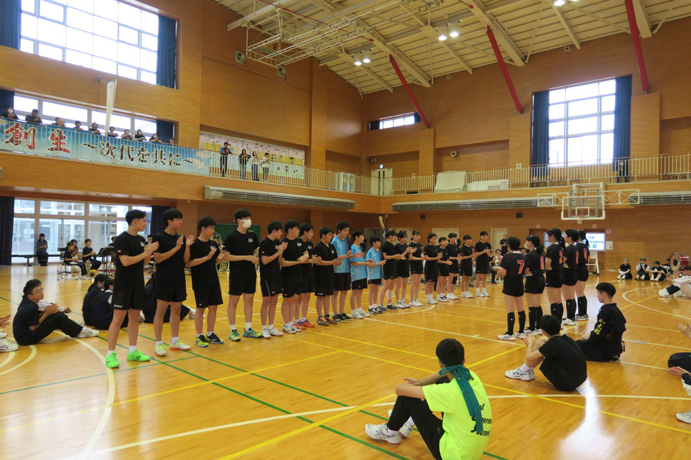 市郡総体激励会の様子15