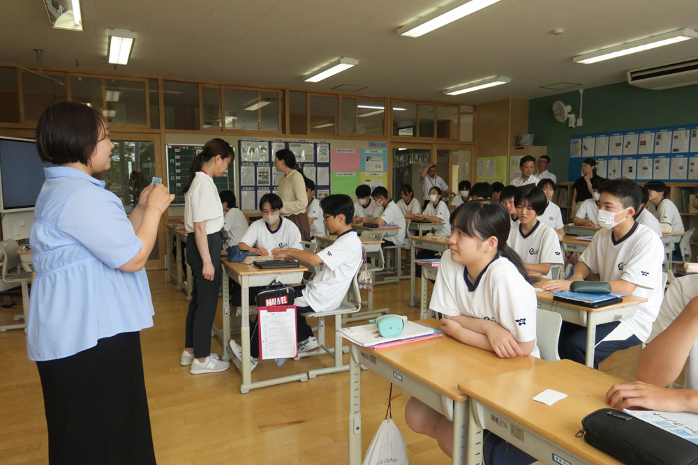 学校訪問の様子7