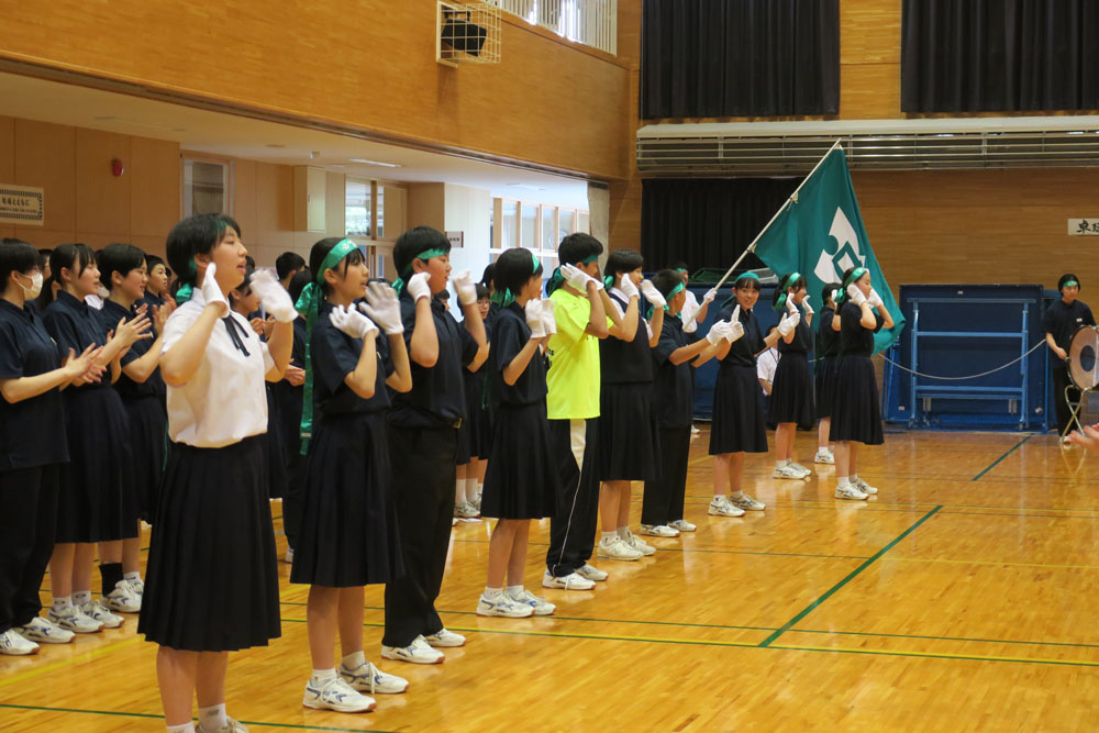全県総体・吹奏楽コンクール中央地区大会激励会の様子9