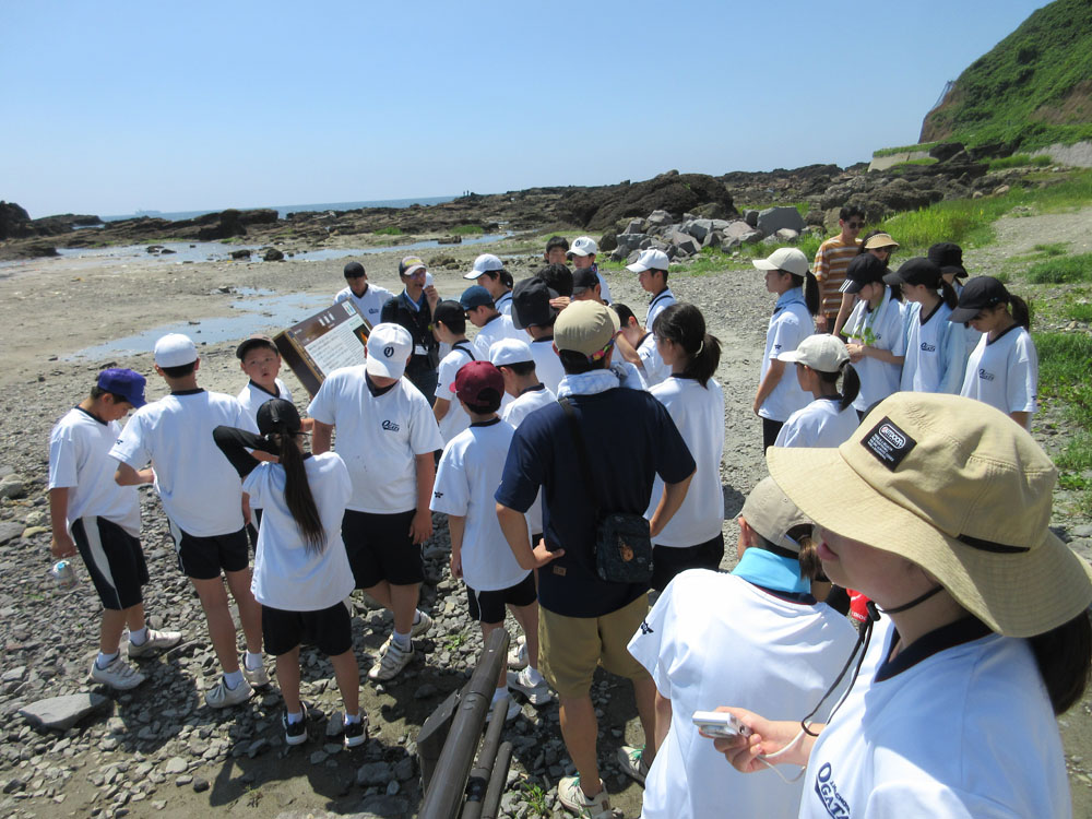 1年地層観察の様子4