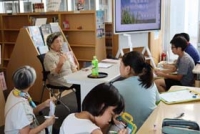 入植者の方の講話
