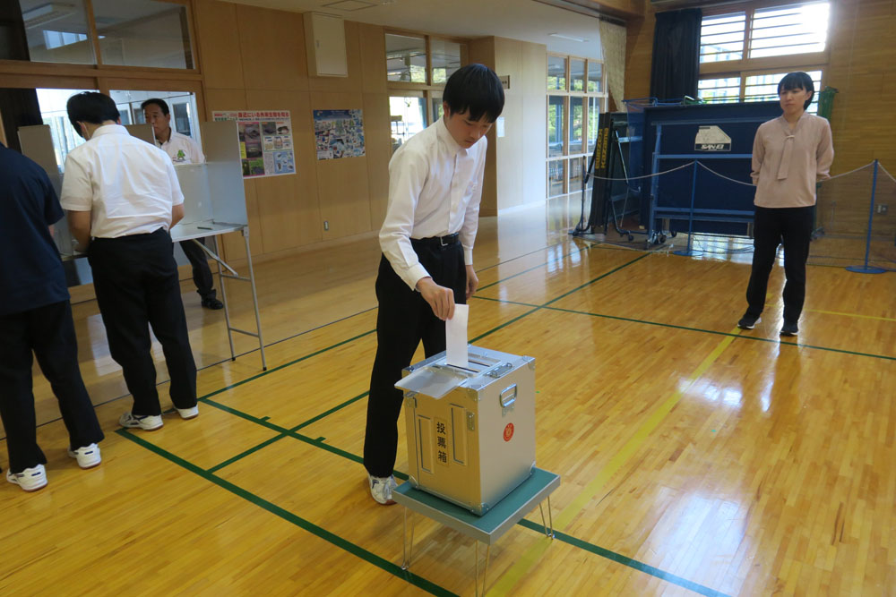 生徒会役員選挙の様子5