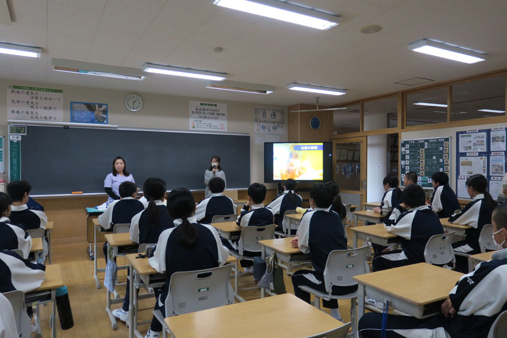 １年いのちの教室の様子1