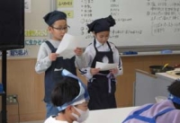 4年生　ＪＡ女性部のみなさんとかぼちゃの料理