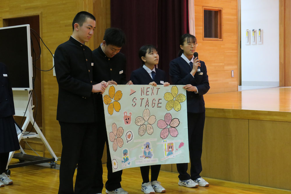 ３年生を励ます会の様子12