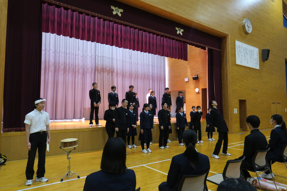 ３年生を励ます会の様子14