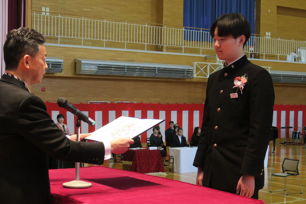 卒業証書授与式の様子7