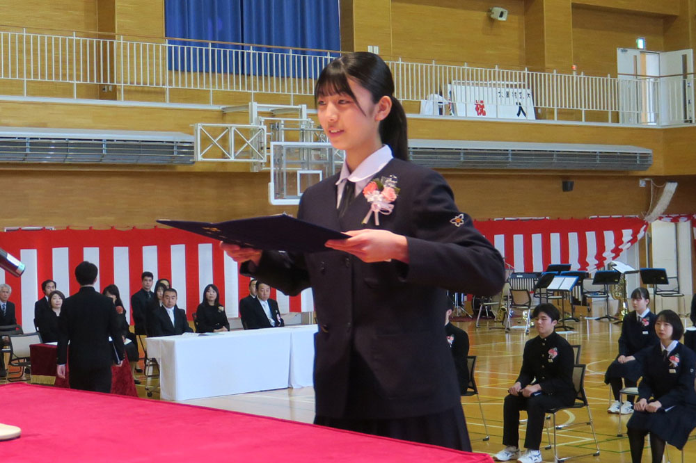 卒業証書授与式の様子9