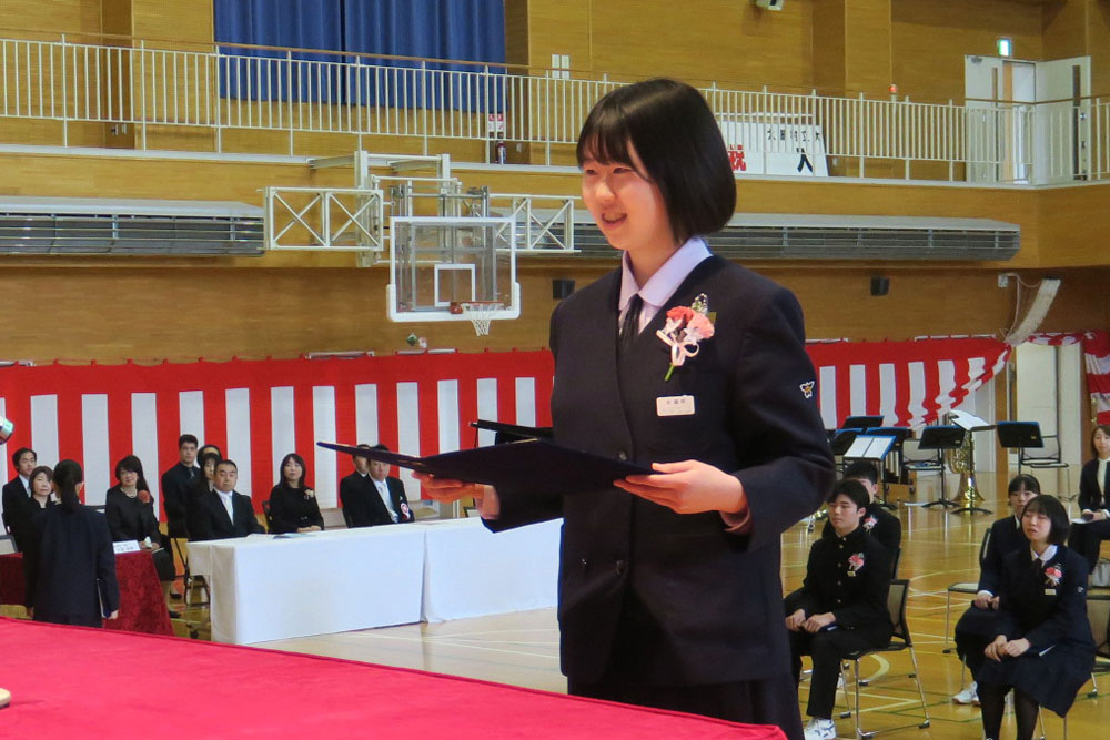 卒業証書授与式の様子12