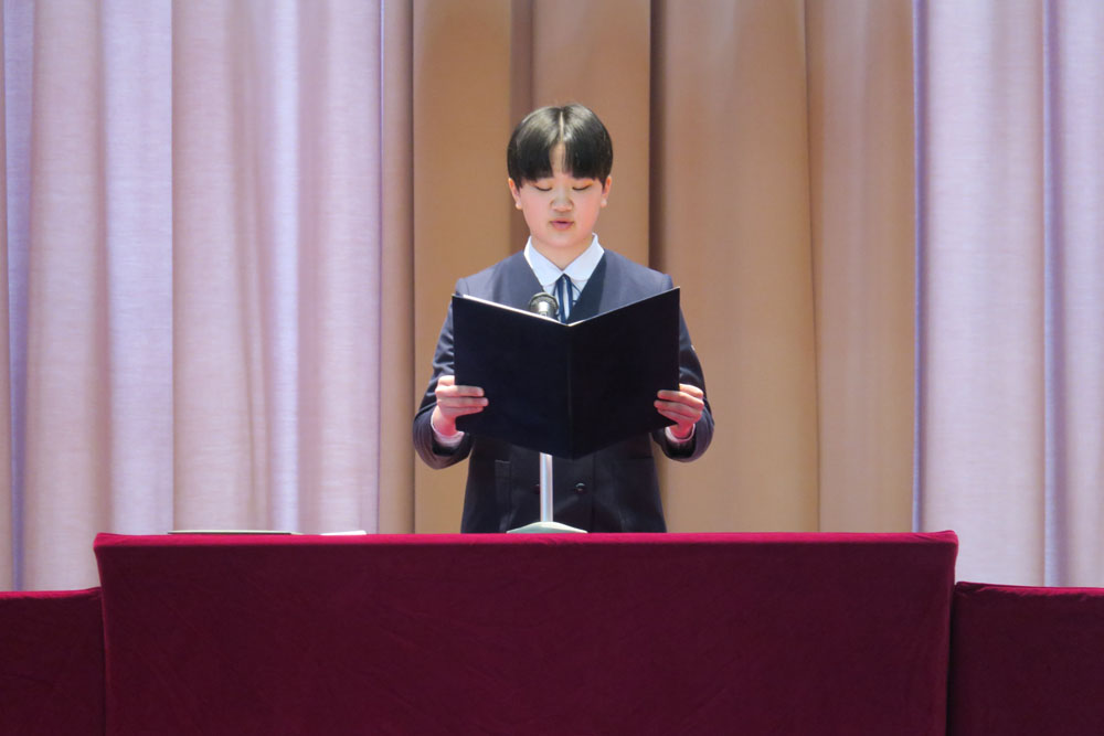 卒業証書授与式の様子16