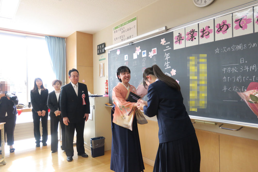 卒業証書授与式の様子45