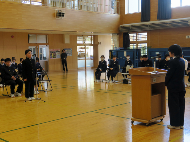 前期生徒総会の様子11