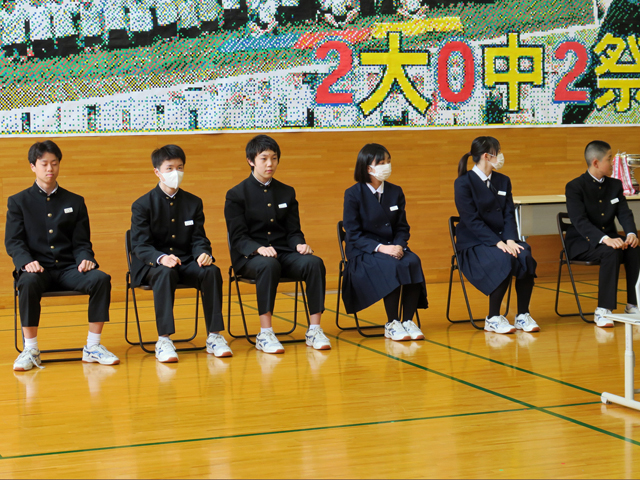 市郡春季体育大会報告会の様子1