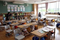 小・中合同避難訓練
