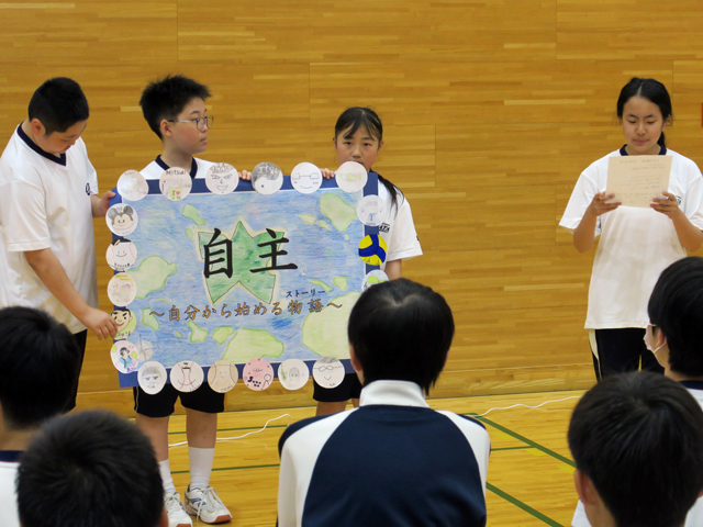 学級宣言集会の様子3