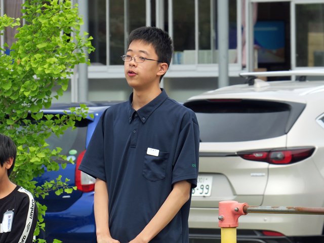 小中合同避難訓練の様子6
