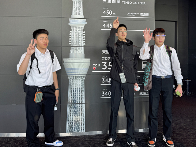 修学旅行1日目の様子13
