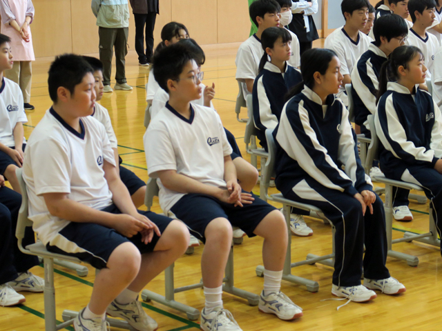 ３年修学旅行報告会の様子3
